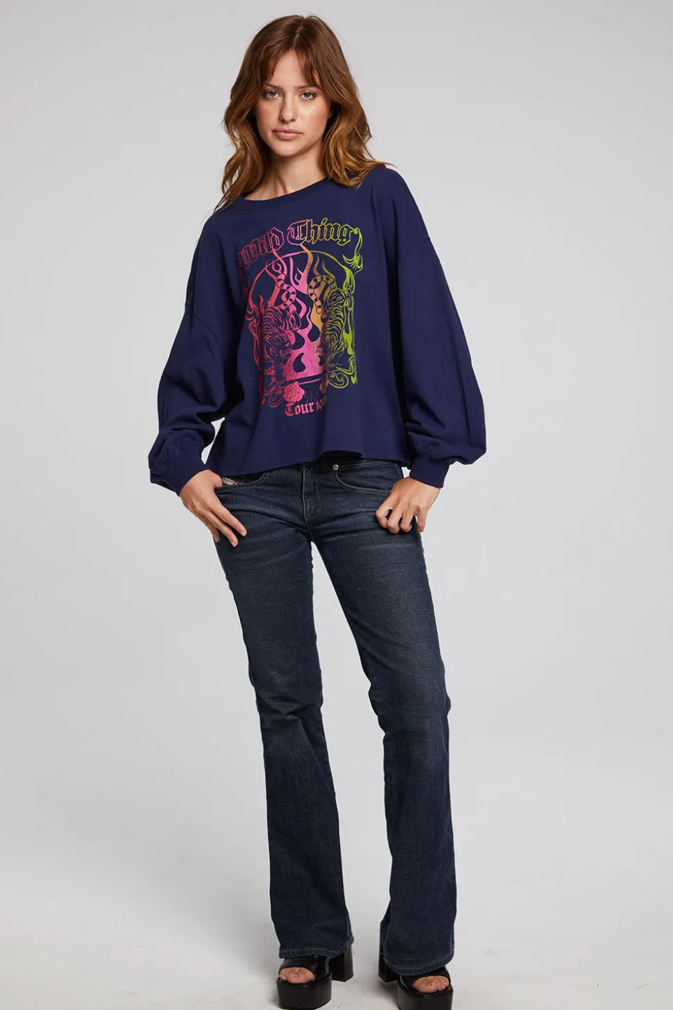 Chaser Brand Wild Thing Long Sleeve Tee Sale