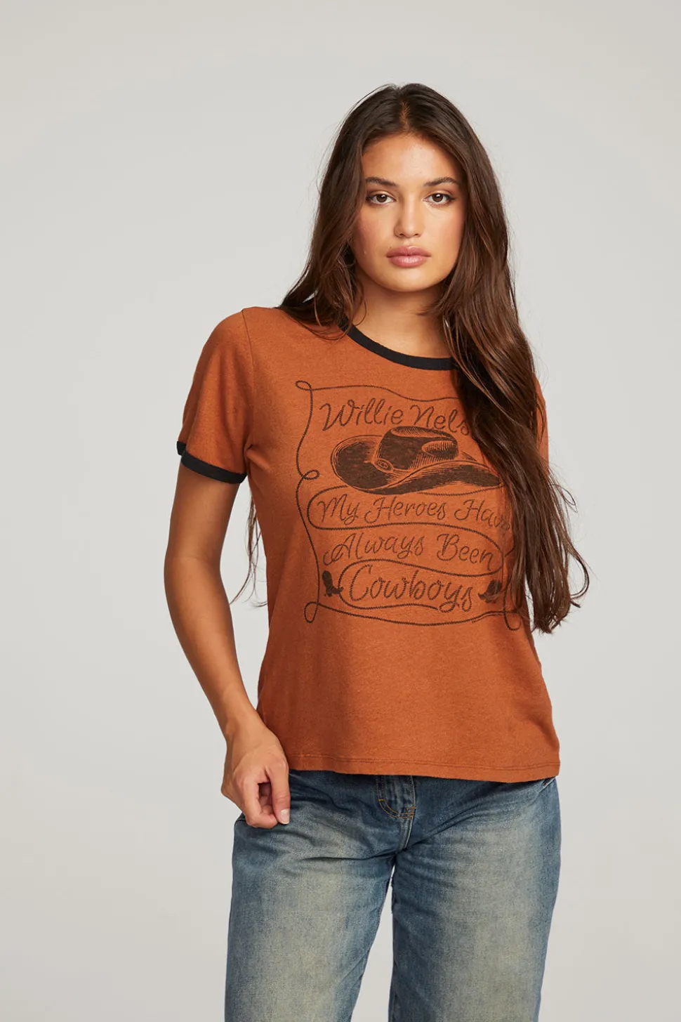 Chaser Brand Willie Nelson Cowboys Tee Fashion