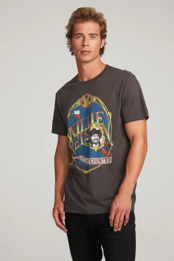 Chaser Brand Willie Nelson Outlaw Country Mens Tee Shop