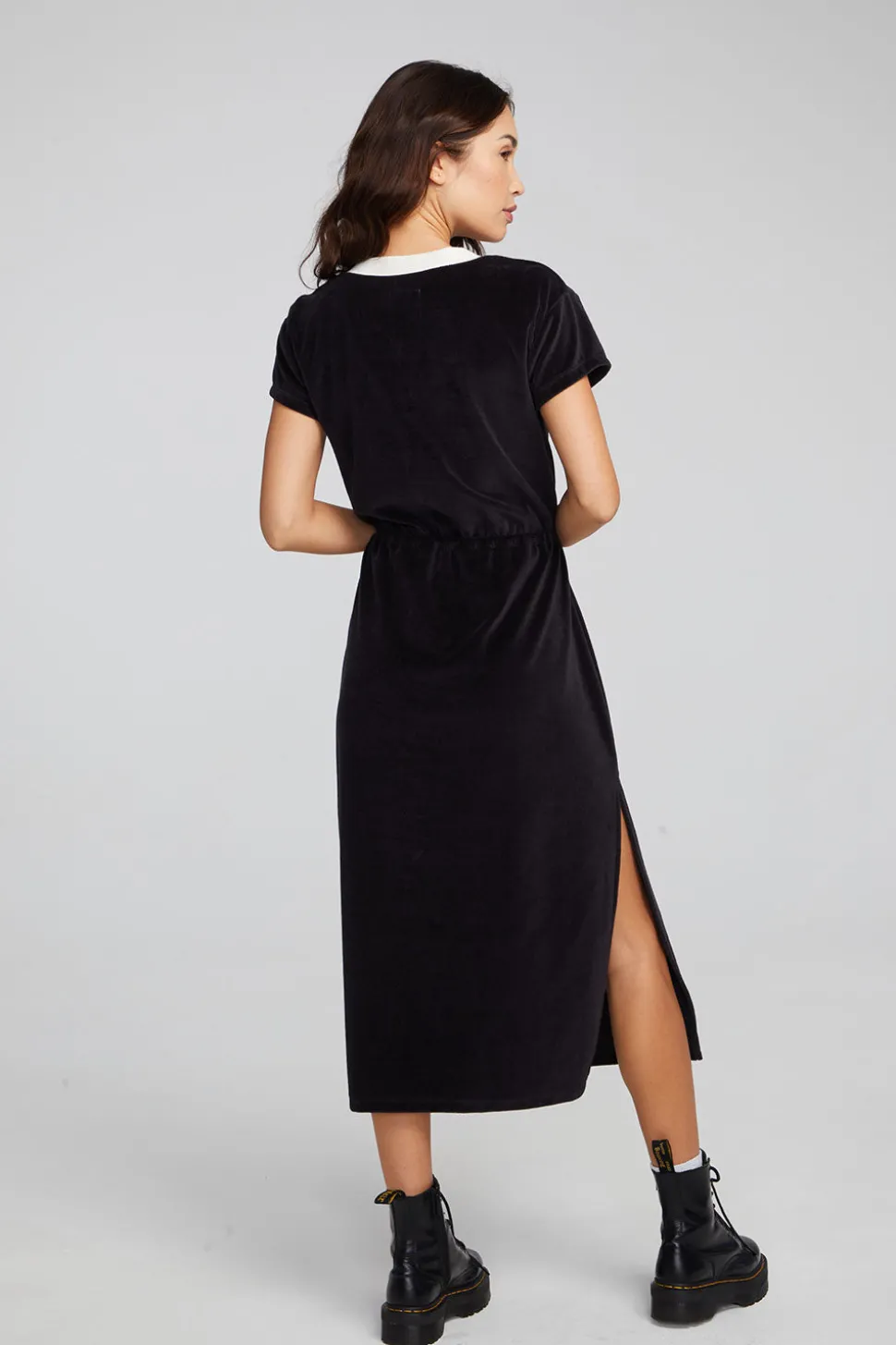 Chaser Brand Woods Shadow Black Dress Sale