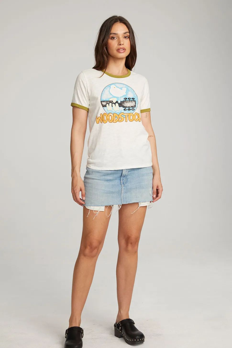 Chaser Brand Woodstock Bird On Guitar Tee Discount