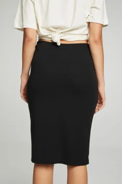 Chaser Brand Wrap Front Pencil Skirt Fashion