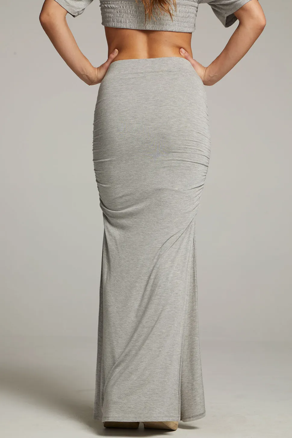 Chaser Brand Wynwood Heather Grey Skirt Store