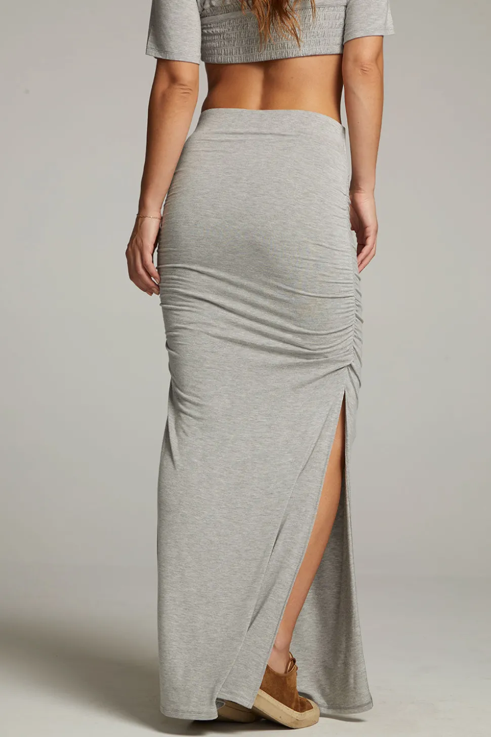 Chaser Brand Wynwood Heather Grey Skirt Store