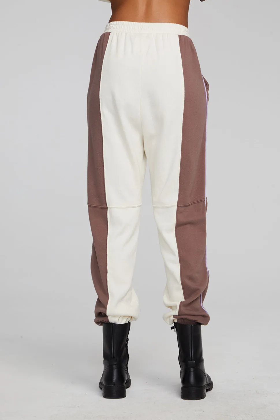 Chaser Brand Yale Deep Taupe And Almond Jogger Cheap