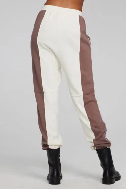 Chaser Brand Yale Deep Taupe And Almond Jogger Cheap