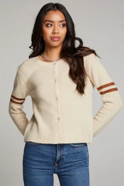 Chaser Brand Yin Yang Heart Cardigan New