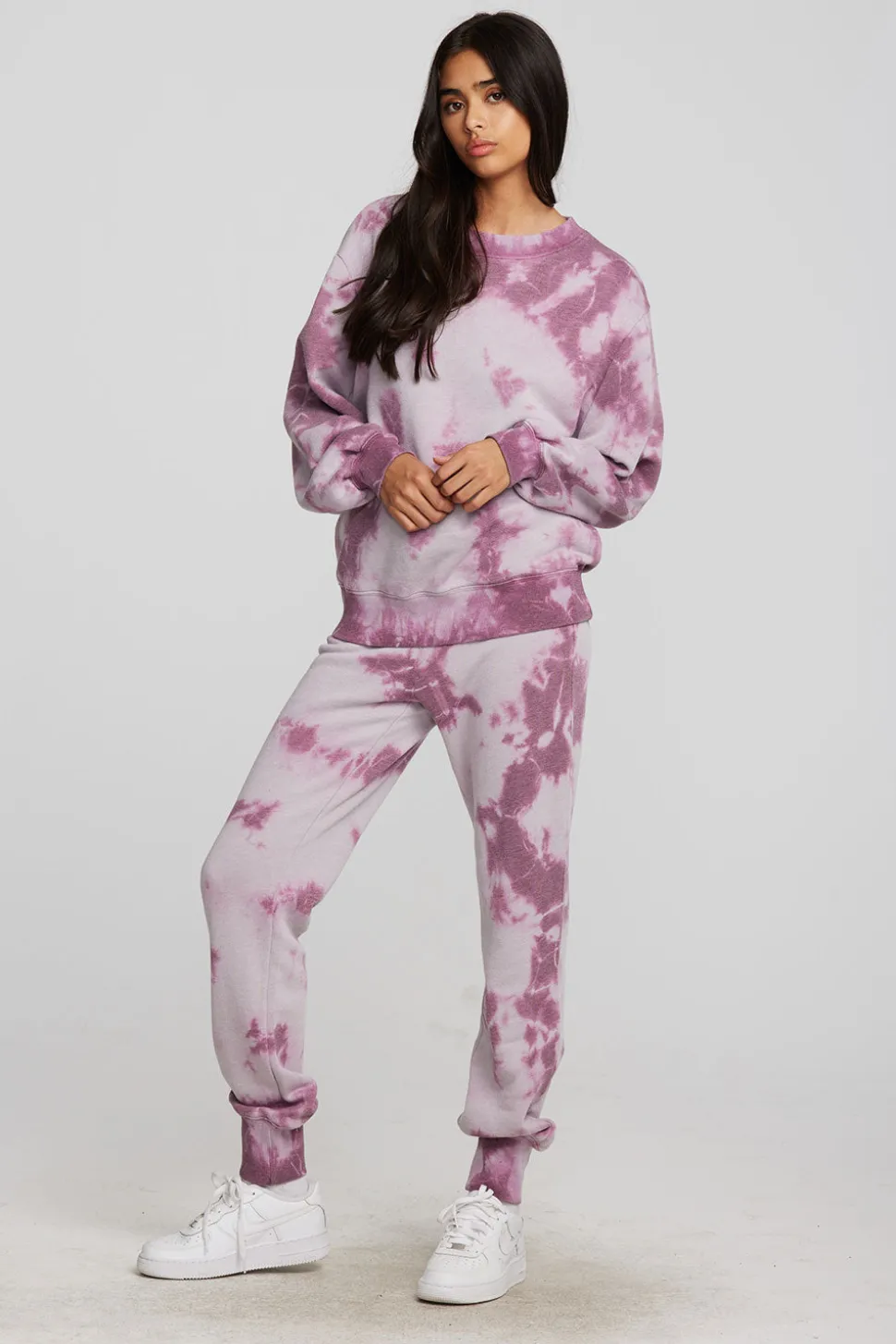 Chaser Brand Zuma Cotton Terry Joggers With Rib And Shoestring Tie Sale