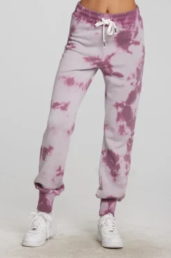Chaser Brand Zuma Cotton Terry Joggers With Rib And Shoestring Tie Sale