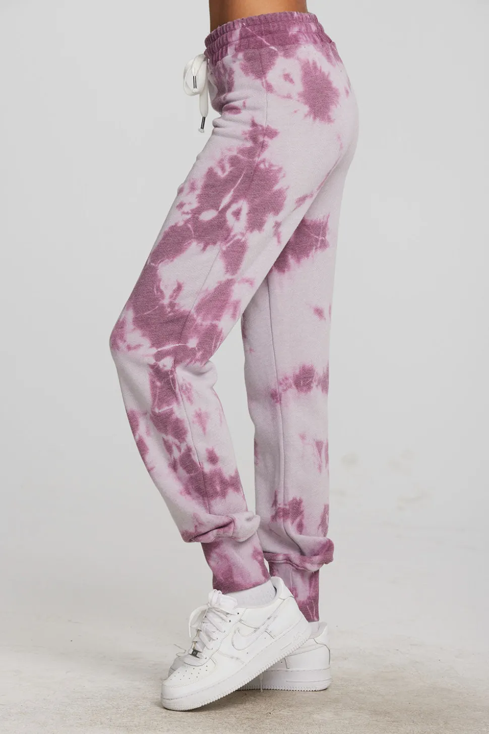 Chaser Brand Zuma Cotton Terry Joggers With Rib And Shoestring Tie Sale