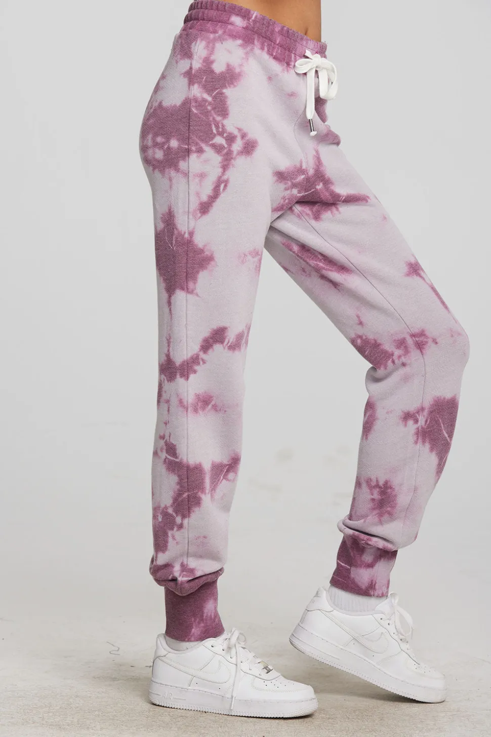 Chaser Brand Zuma Cotton Terry Joggers With Rib And Shoestring Tie Sale