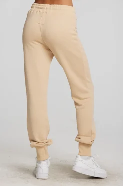 Chaser Brand Zuma Cotton Terry Joggers With Rib And Shoestring Tie Cheap