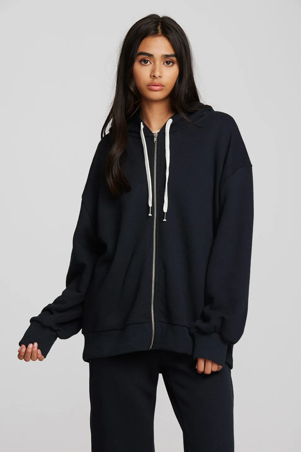 Chaser Brand Zuma Cotton Terry Zip Up Hoodie Flash Sale