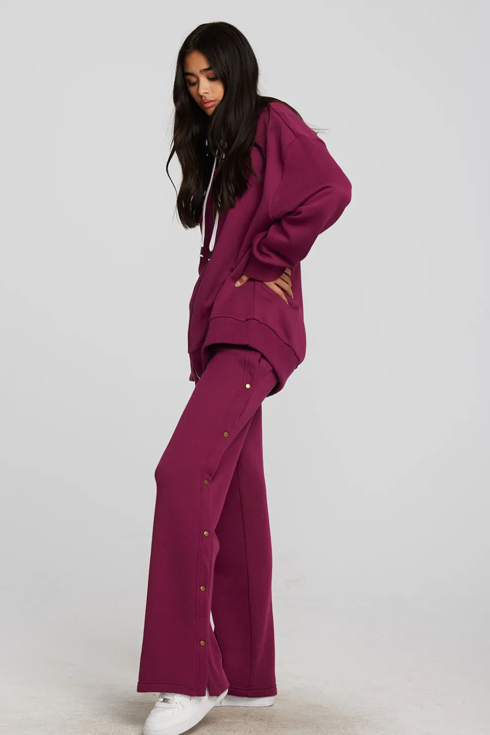 Chaser Brand Zuma Cotton Terry Zip Up Hoodie Best Sale